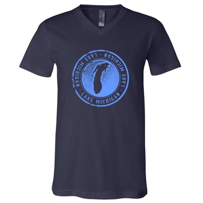 Lake Michigan V-Neck T-Shirt