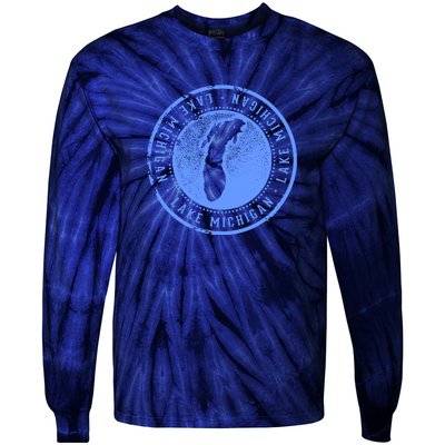 Lake Michigan Tie-Dye Long Sleeve Shirt