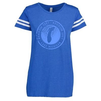 Lake Michigan Enza Ladies Jersey Football T-Shirt