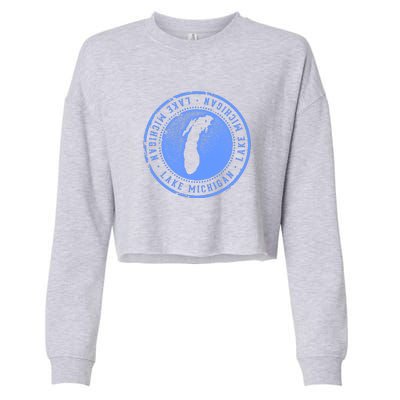 Lake Michigan Cropped Pullover Crew