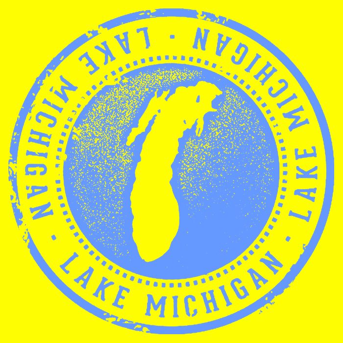 Lake Michigan Button