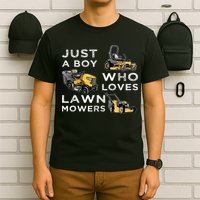 Lawn Mowing Lover For Just A Boy Who Loves Lawn Mowers T-Shirt