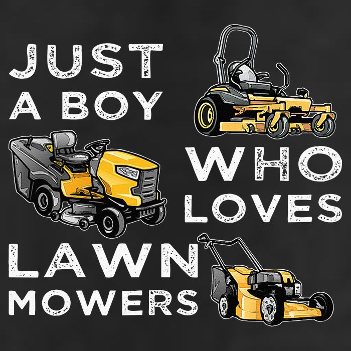 Lawn Mowing Lover For Just A Boy Who Loves Lawn Mowers Adult Drive Performance Visor