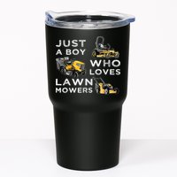 Lawn Mowing Lover For Just A Boy Who Loves Lawn Mowers Tumbler
