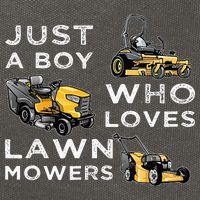 Lawn Mowing Lover For Just A Boy Who Loves Lawn Mowers Cotton Canvas Backpack