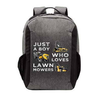Lawn Mowing Lover For Just A Boy Who Loves Lawn Mowers Vector Backpack