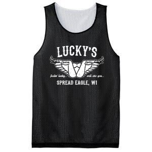 LuckyS Motorcycles LuckyS Spread Eagle Wi Mesh Reversible Basketball Jersey Tank