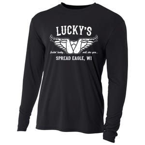 LuckyS Motorcycles LuckyS Spread Eagle Wi Cooling Performance Long Sleeve Crew