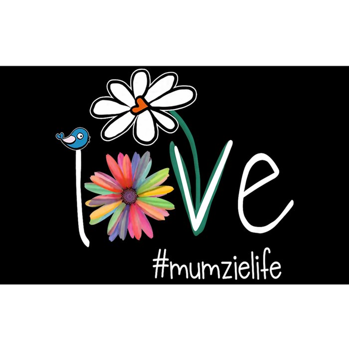 Love Mumzie Life Art Flower Color Bumper Sticker