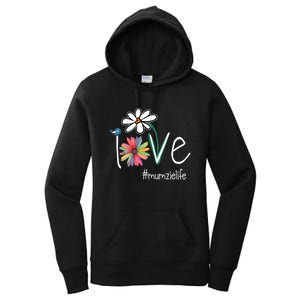 Love Mumzie Life Art Flower Color Women's Pullover Hoodie