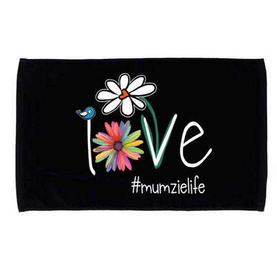 Love Mumzie Life Art Flower Color Microfiber Hand Towel