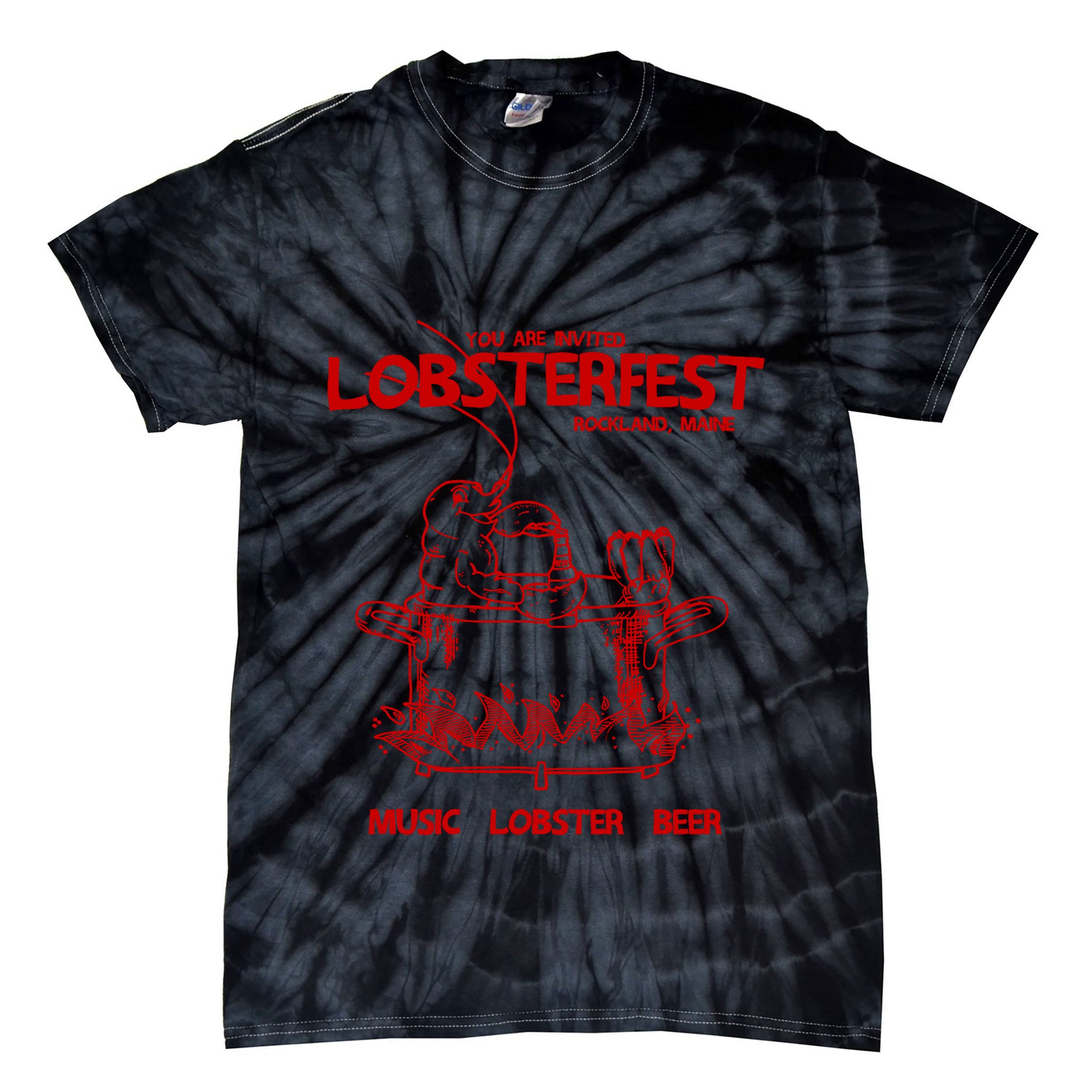 Lobsterfest Maine Tie-Dye T-Shirt