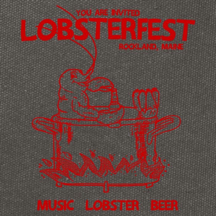 Lobsterfest Maine Cotton Canvas Backpack