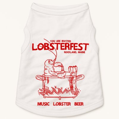 Lobsterfest Maine Doggie Tank