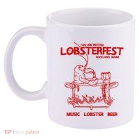 Lobsterfest Maine 11oz C Handle Ceramic Mug