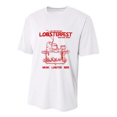 Lobsterfest Maine Youth Performance Sprint T-Shirt