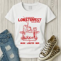 Lobsterfest Maine Womens T-Shirt