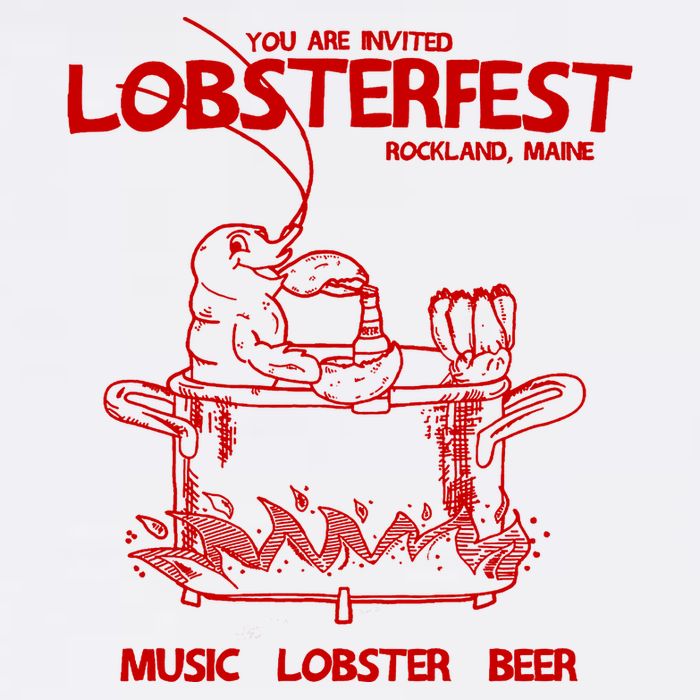 Lobsterfest Maine Womens T-Shirt
