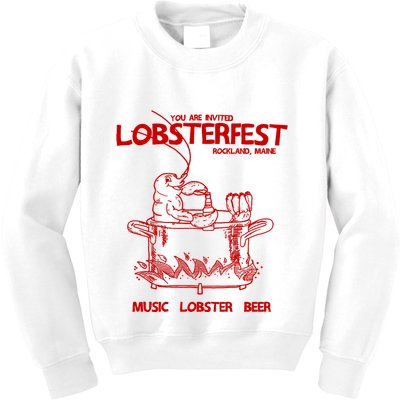 Lobsterfest Maine Kids Sweatshirt