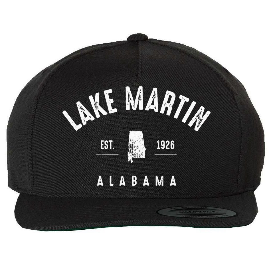 Lake Martin Wool Snapback Cap