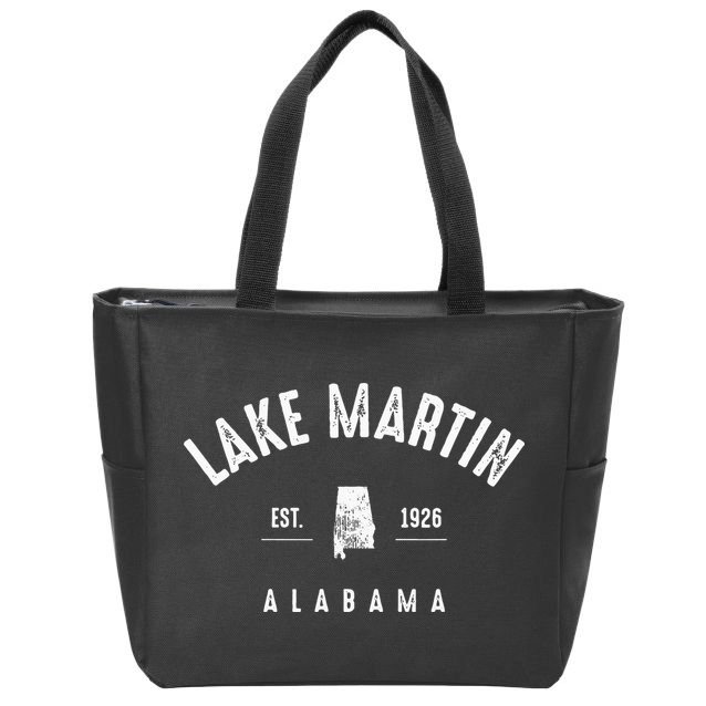 Lake Martin Zip Tote Bag
