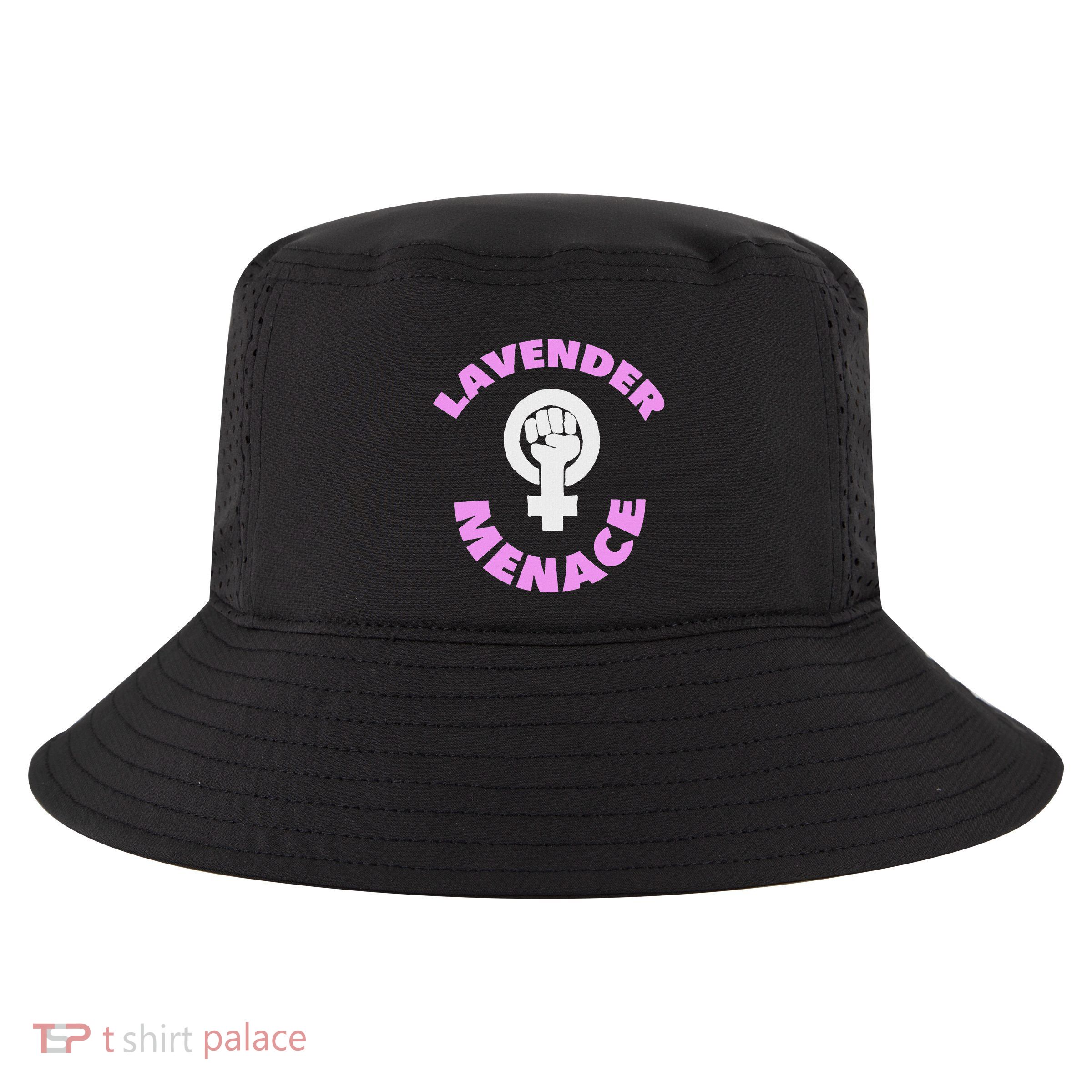 Lavender Menace Lesbian Lgbt Radfem Cool Comfort Performance Bucket Hat