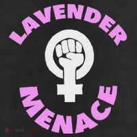 Lavender Menace Lesbian Lgbt Radfem Cool Comfort Performance Bucket Hat