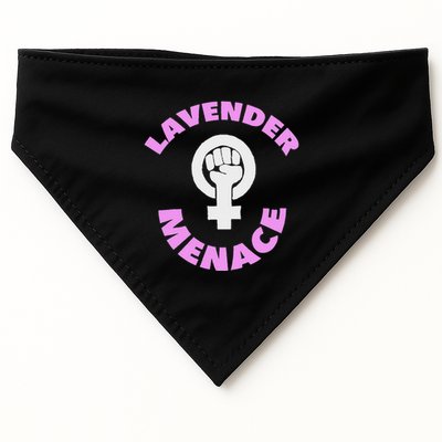 Lavender Menace Lesbian Lgbt Radfem USA-Made Doggie Bandana