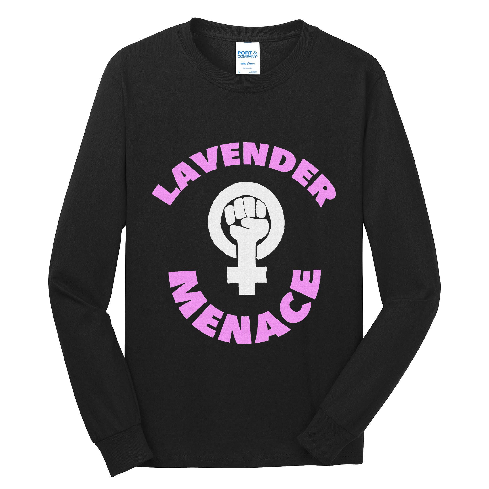 Lavender Menace Lesbian Lgbt Radfem Tall Long Sleeve T-Shirt