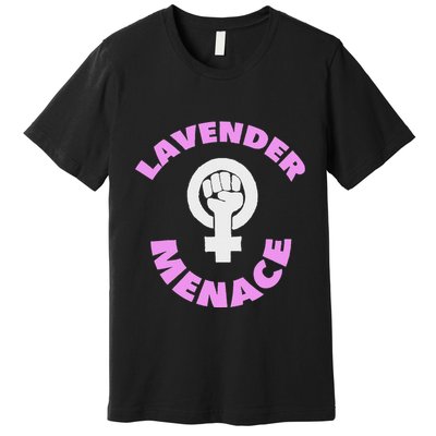 Lavender Menace Lesbian Lgbt Radfem Premium T-Shirt