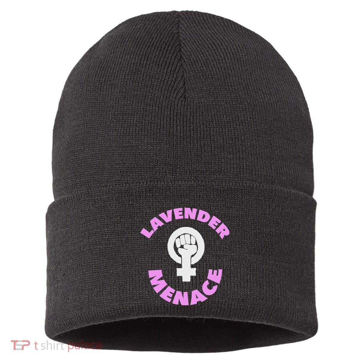 Lavender Menace Lesbian Lgbt Radfem Sustainable Knit Beanie