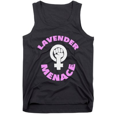 Lavender Menace Lesbian Lgbt Radfem Tank Top