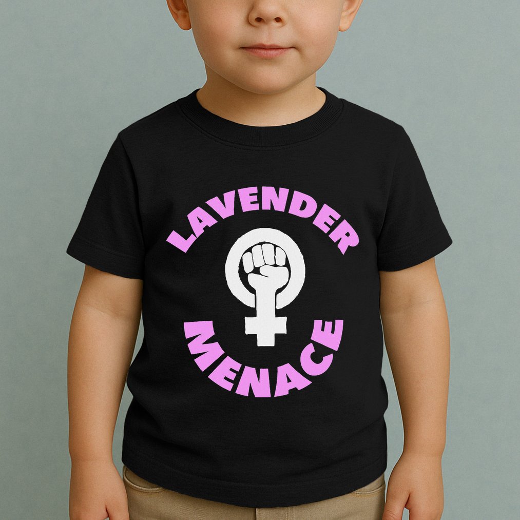 Lavender Menace Lesbian Lgbt Radfem Toddler T-Shirt