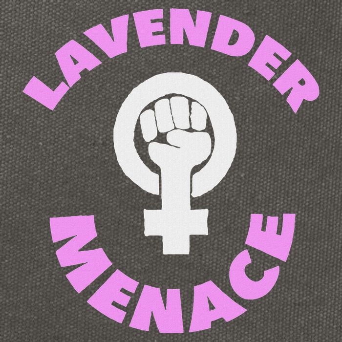 Lavender Menace Lesbian Lgbt Radfem Cotton Canvas Backpack