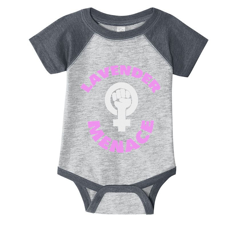Lavender Menace Lesbian Lgbt Radfem Infant Baby Jersey Bodysuit
