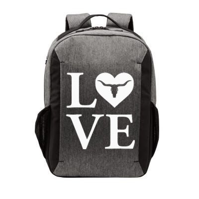 Love My Longhorn USA Love Vector Backpack