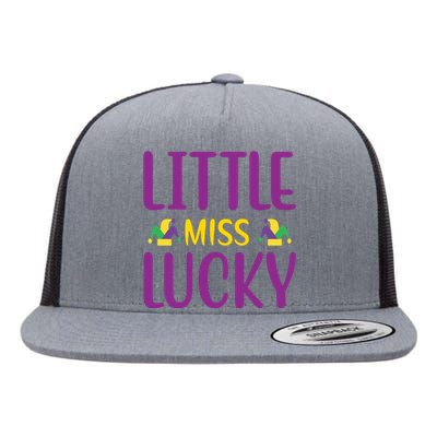 Little Miss Lucky Flat Bill Trucker Hat