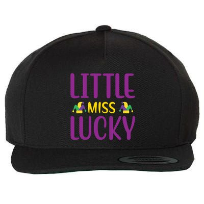 Little Miss Lucky Wool Snapback Cap