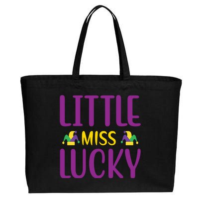 Little Miss Lucky Cotton Canvas Jumbo Tote