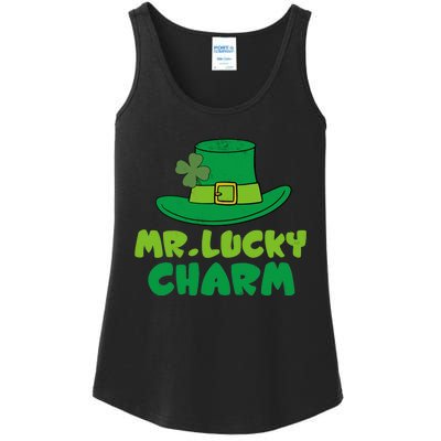 Leprechaun Mr Lucky Charm St Patricks Day Ladies Essential Tank