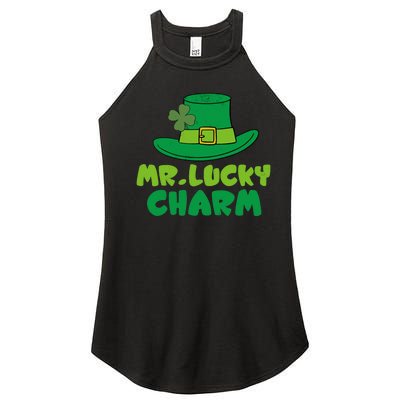 Leprechaun Mr Lucky Charm St Patricks Day Women’s Perfect Tri Rocker Tank