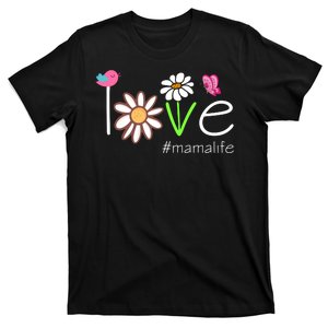 Love Mama Life Cute Matching Family T-Shirt