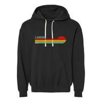 Lansing Michigan Garment-Dyed Fleece Hoodie