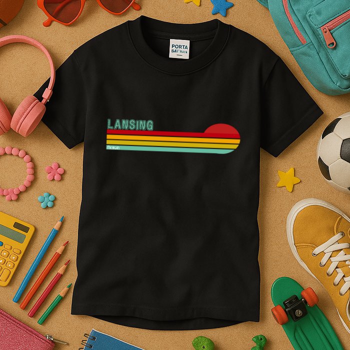 Lansing Michigan Kids T-Shirt