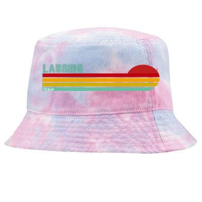 Lansing Michigan Tie-Dyed Bucket Hat