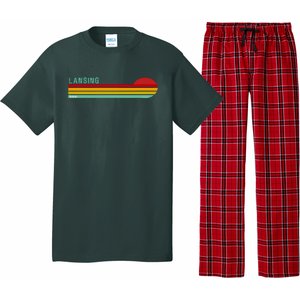 Lansing Michigan Pajama Set