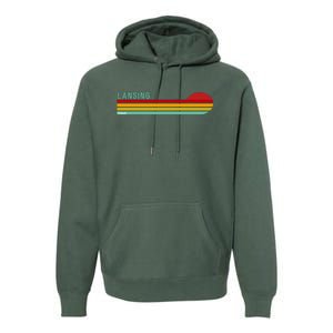 Lansing Michigan Premium Hoodie