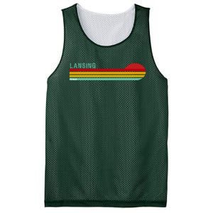 Lansing Michigan Mesh Reversible Basketball Jersey Tank