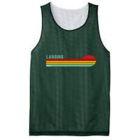 Lansing Michigan Mesh Reversible Basketball Jersey Tank
