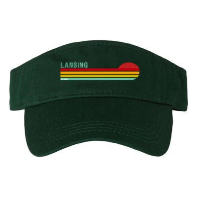 Lansing Michigan Valucap Bio-Washed Visor